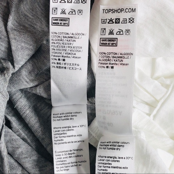 TopShop Cropped Short Sleeve Front Tie Tee 8 NWT - Picture 7 of 8